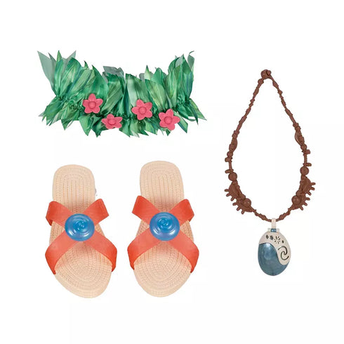 Disney Princess Moana Head-to-Toe Dress-Up Set – Adventure Costume & Accessories for Kids