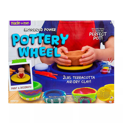 Made By Me Motorized Pottery Wheel – Kids Creative Clay Craft Kit