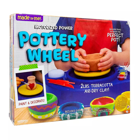 Made By Me Motorized Pottery Wheel – Kids Creative Clay Craft Kit