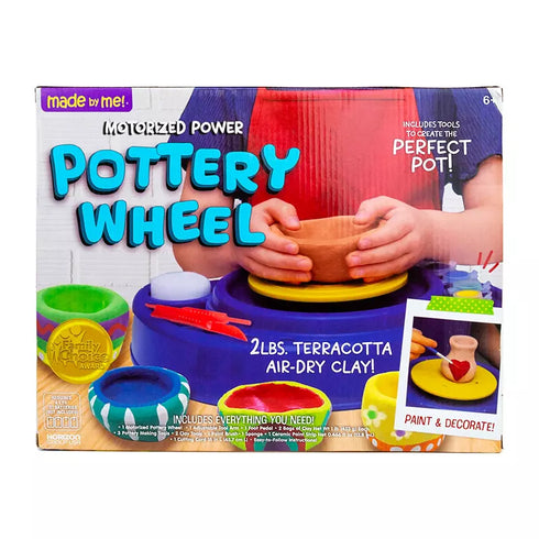 Made By Me Motorized Pottery Wheel – Kids Creative Clay Craft Kit