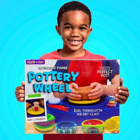 Made By Me Motorized Pottery Wheel – Kids Creative Clay Craft Kit