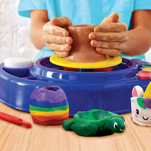 Made By Me Motorized Pottery Wheel – Kids Creative Clay Craft Kit