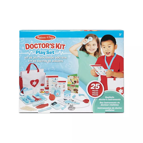 Melissa & Doug Pretend Play Doctor and Dentist Role-Play Set for Kids