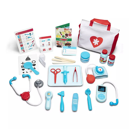 Melissa & Doug Pretend Play Doctor and Dentist Role-Play Set for Kids