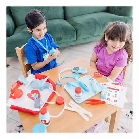 Melissa & Doug Pretend Play Doctor and Dentist Role-Play Set for Kids