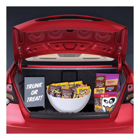 M&M's, Snickers & More Chocolate Halloween Candy Variety Bag, 110 ct