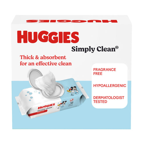 Huggies Simply Clean Baby Wipes - Unscented, 18 pk./1152 ct.