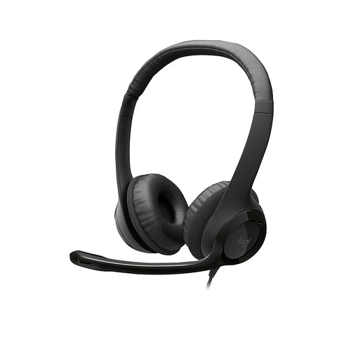 Logitech H390 USB Computer Headset – Noise-Cancelling Microphone & Digital Stereo Sound
