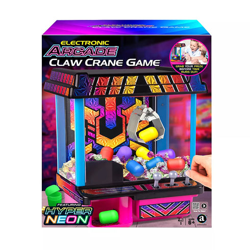 Ambassador Electronic Arcade Claw Crane Game – Home Claw Machine Arcade Toy for Kids & Families