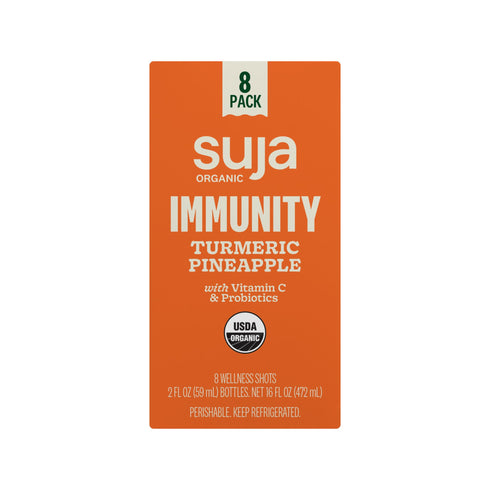 Suja Organic Immunity Defense Shot, Ginger and Turmeric Wellness Shot, 8 pk./2 fl. oz.