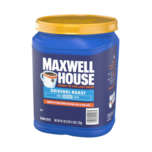 Maxwell House Medium Roast Original Ground Coffee, 43.1 oz.