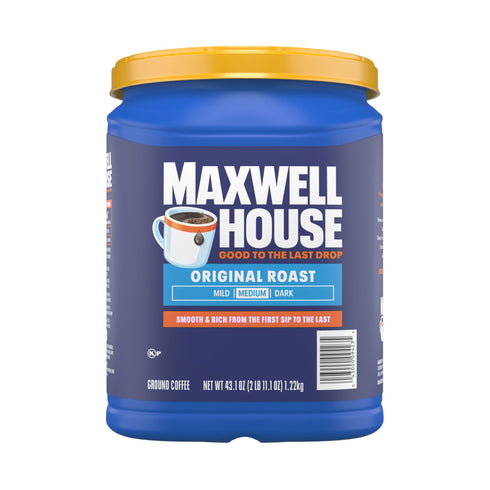 Maxwell House Medium Roast Original Ground Coffee, 43.1 oz.