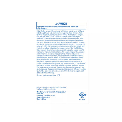 GE 65W LED BR30 Indoor Floodlight Bulbs, 4 pk. - Soft White