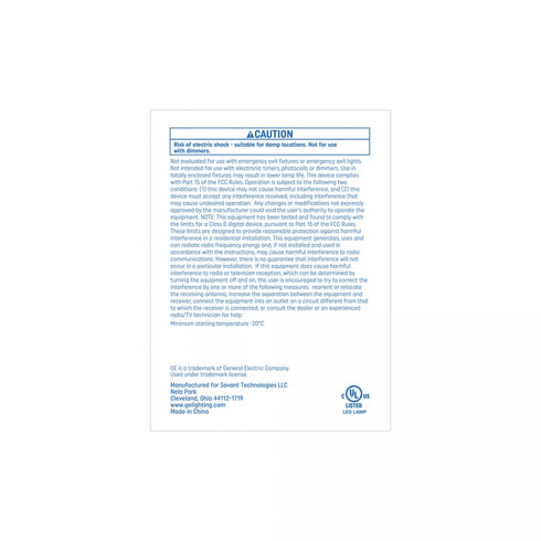 GE 65W LED BR30 Indoor Floodlight Bulbs, 4 pk. - Daylight