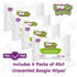 Boogie Wipes Unscented Gentle Nose Wipes, 4 pk./180 ct.