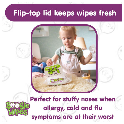 Boogie Wipes Unscented Gentle Nose Wipes, 4 pk./180 ct.
