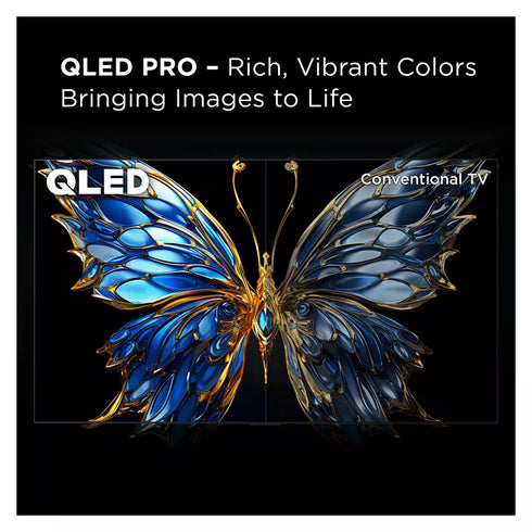 TCL 65" Q Class QLED 4K UHD Google Smart TV with HDR Pro+ & 4-Year Coverage