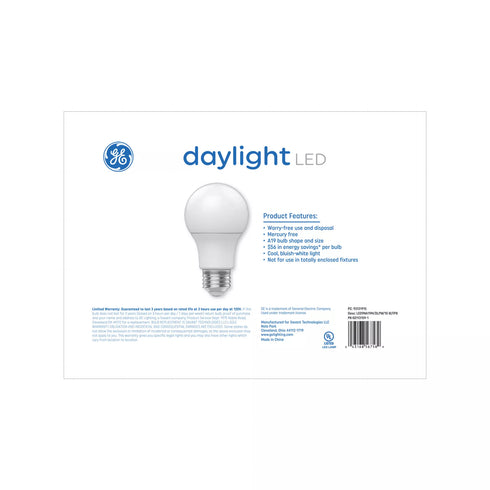 GE 60W LED A19 Light Bulbs, 8 pk. - Daylight