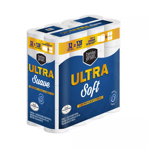 Berkley Jensen Ultra Soft Bath Tissue, 32 pk./224 sheets per roll