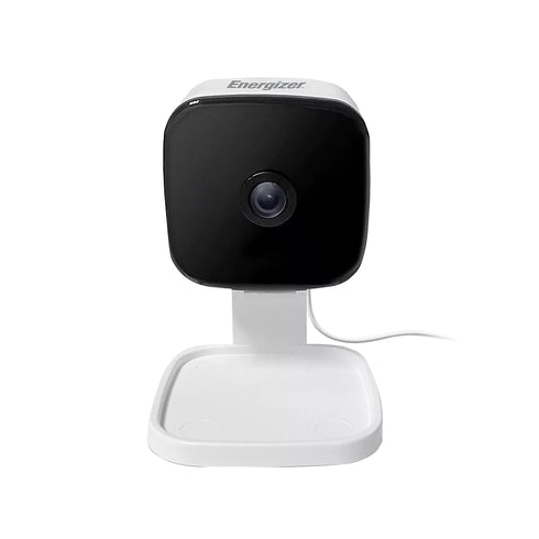 Energizer Connect Smart Wi-Fi 2K Foldable Indoor Security Camera – Motion Alerts, Two-Way Audio, Night Vision, White