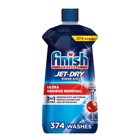 Finish Jet-Dry Ultra Rinse Aid Dishwasher Rinse and Drying Agent, 38 oz.