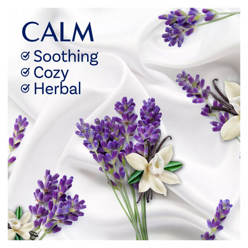 Downy Infusions CALM Mega Dryer Sheets & Laundry Fabric Softener - Lavender & Vanilla Bean, 210 ct.