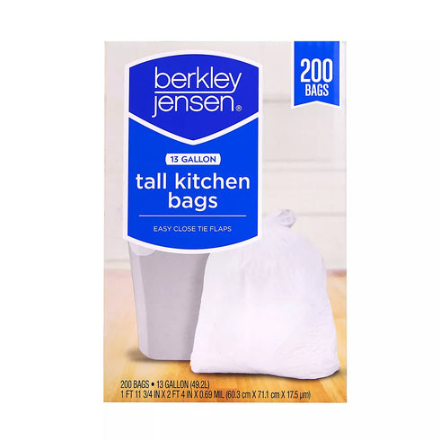 Berkley Jensen Kitchen Bags, 200 ct./13 gal