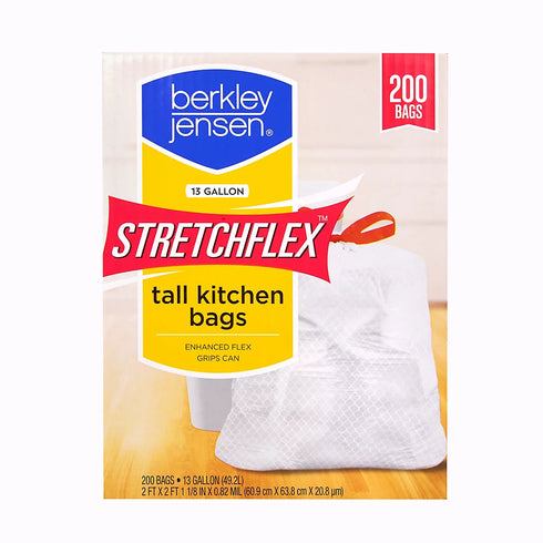 Berkley Jensen Stretchflex Tall Kitchen Bags, 200 ct./13 gal