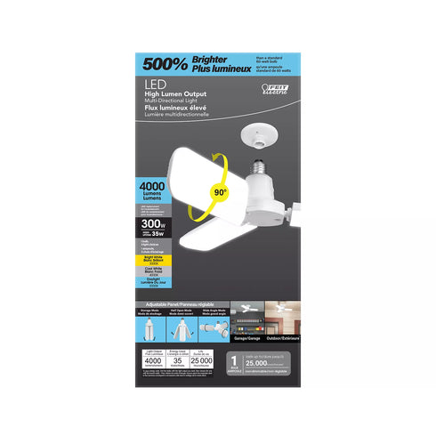 Feit Electric High Lumen Multi-Directional 3-Panel LED Light