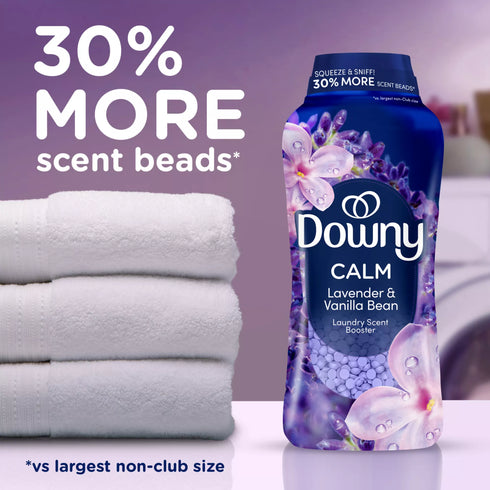 Downy Infusions Calm In-Wash Scent Booster Beads - Lavender & Vanilla Bean, 39.9 oz.