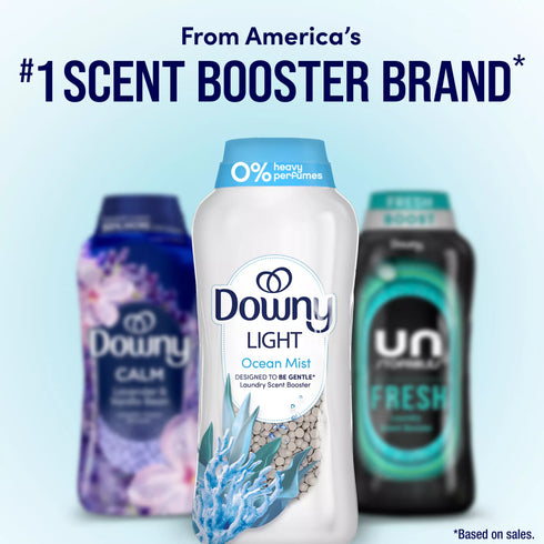 Downy Light In-Wash Scent Booster Beads - Ocean Mist, 39.9 oz.