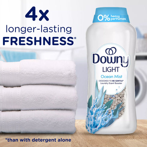 Downy Light In-Wash Scent Booster Beads - Ocean Mist, 39.9 oz.