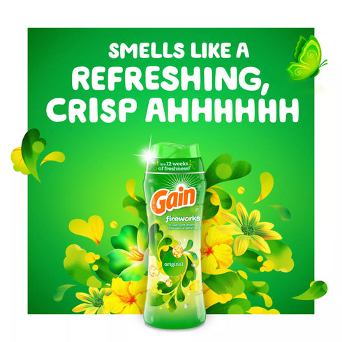 Gain Fireworks In-Wash Scent Booster Beads - Original Scent, 39.9 oz.