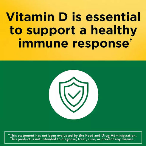 Nature Made Vitamin D3 1000 IU (25 mcg) Softgels, 600 ct
