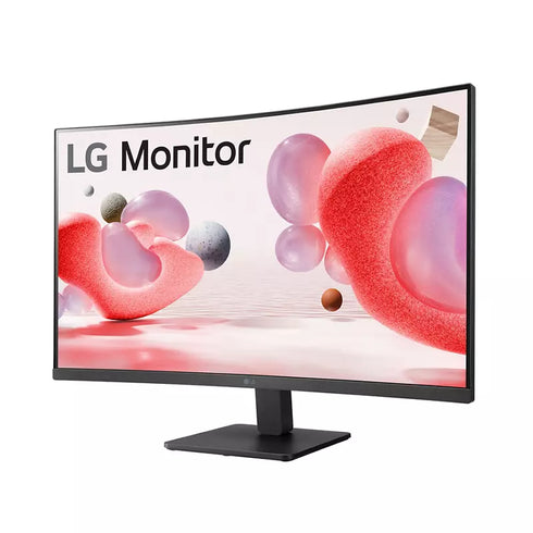 LG 32" FHD Curved 100Hz Monitor with FreeSync – Immersive Wide Display for Work & Gaming