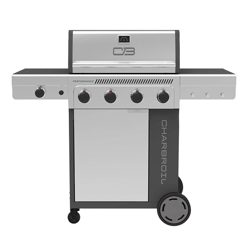 Char-Broil Performance Series 4-Burner Gas Grill with Side Burner – Large Propane BBQ Grill for Outdoor Cooking & Entertaining