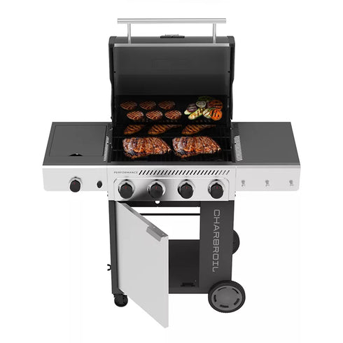 Char-Broil Performance Series 4-Burner Gas Grill with Side Burner – Large Propane BBQ Grill for Outdoor Cooking & Entertaining