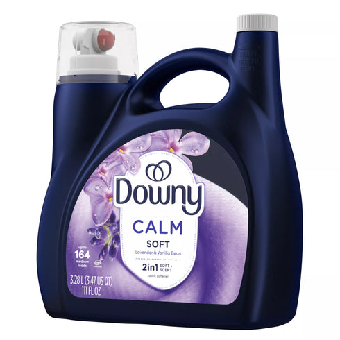 Downy Ultra Soft Calm Fabric Softener - Lavender & Vanilla Bean, 164 loads/111 oz.