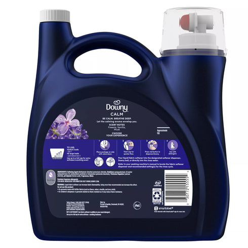 Downy Ultra Soft Calm Fabric Softener - Lavender & Vanilla Bean, 164 loads/111 oz.