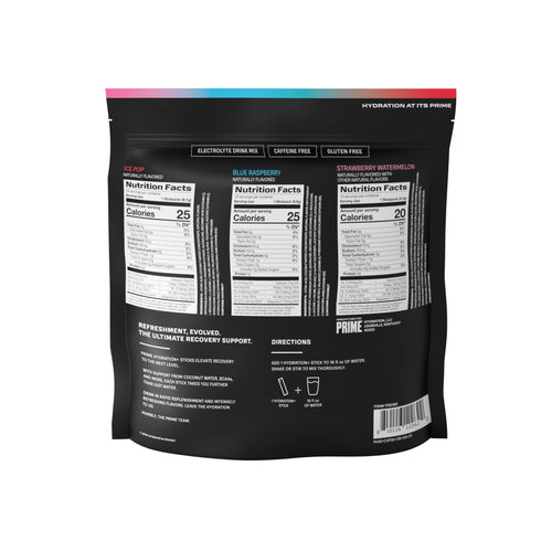 Prime Hydration+ Electrolyte Powder Sticks Variety Pack, 30 pk.