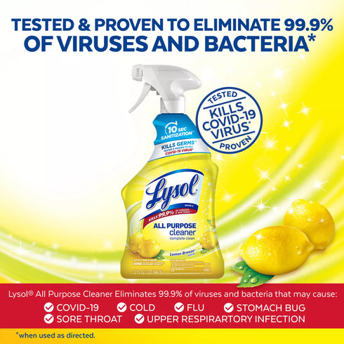 Lysol All-Purpose Cleaner - Lemon Breeze, 4 pk./32 oz.