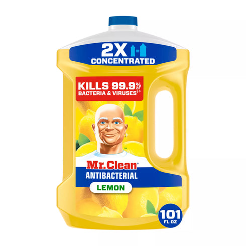Mr. Clean All Purpose Mopping & Antibacterial Cleaner - Lemon Scent, 101 oz.