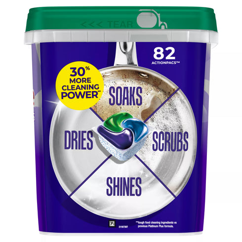 Cascade Platinum Plus Dishwasher Pods - Fresh Scent, 82 ct.