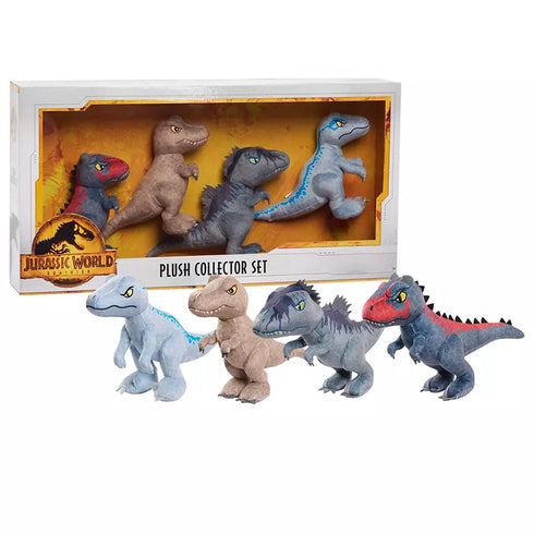 Jurassic World Dinosaur Plush Collector Set – Soft Stuffed Animal Bundle for Kids & Fans