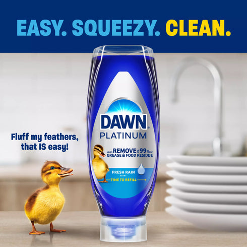 Dawn Platinum Bleach Alternative EZ-Squeeze Dish Soap - Clean Lemon, 3 pk./20.5 fl. oz. each