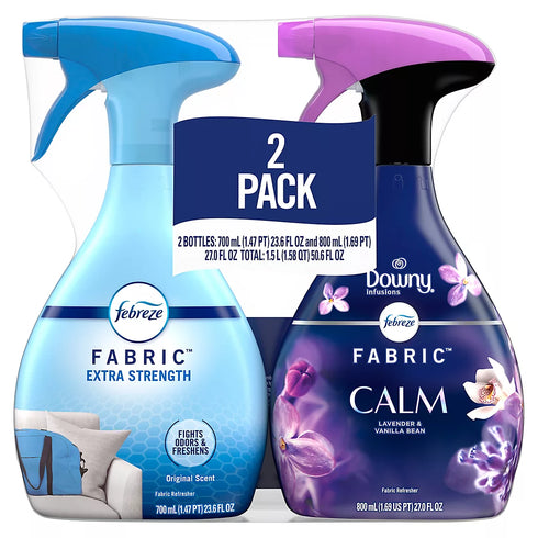 Febreze Fabric Extra Strength Spray with Downy Calm, 2 pk.