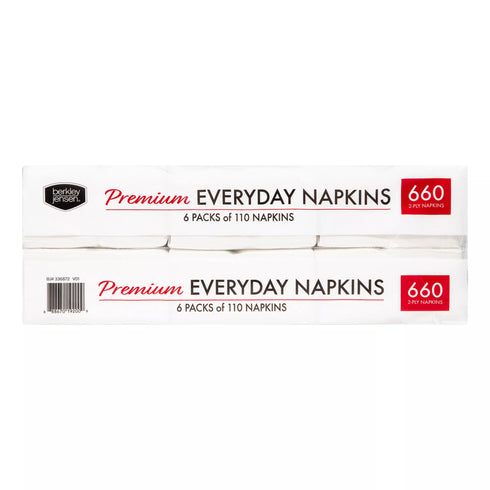 Berkley Jensen Premium Everyday Paper Napkins, 660 ct.