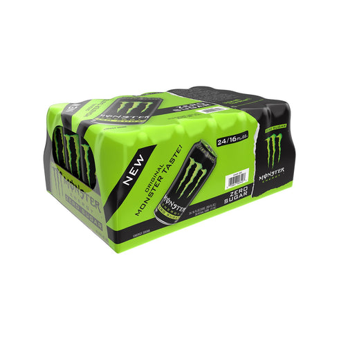 Monster Energy Zero Sugar, Cans, 24 pk./16 oz.