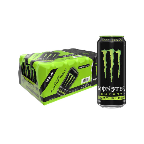 Monster Energy Zero Sugar, Cans, 24 pk./16 oz.