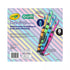 Gum Crayola Neon Clean Children's Toothbrush, Soft Bristled Kids Toothbrush Set, Age 3+, 8 ct